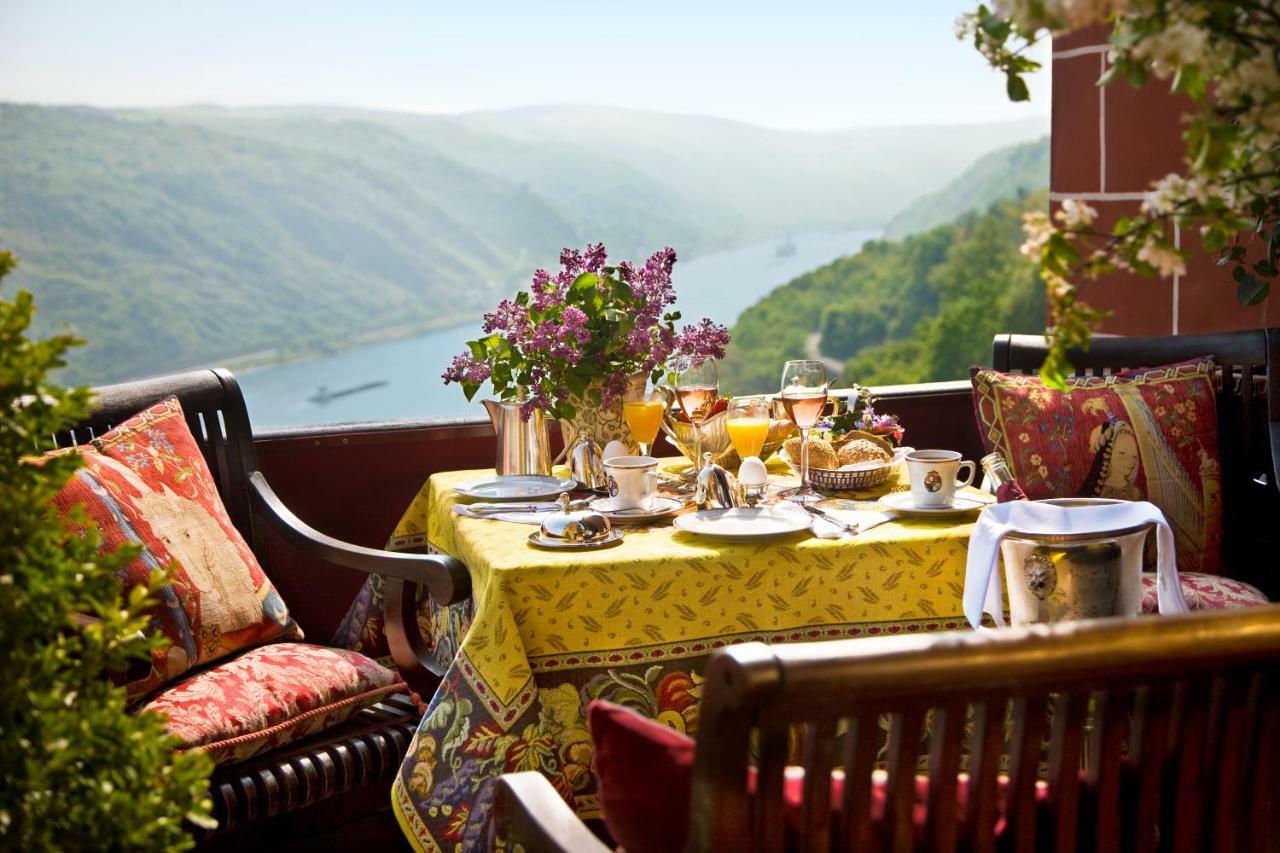 Burghotel Auf Schoenburg Oberwesel Exterior foto